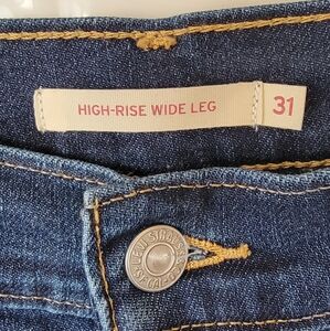 Levi's Dark Blue Flare Jeans